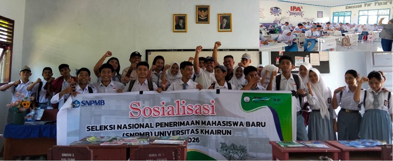 Sosialisasi Penerimaan Mahasiswa Baru Universitas Khairun Tahun 2026