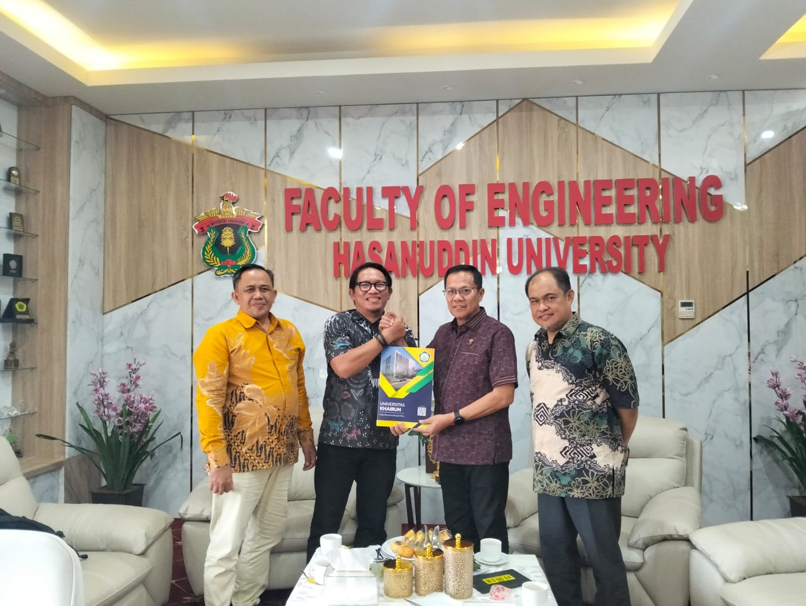 Implementation of Agreement FT-UNHAS dan FT-UNKHAIR Studi Lanjut Program Doktoral By-Research